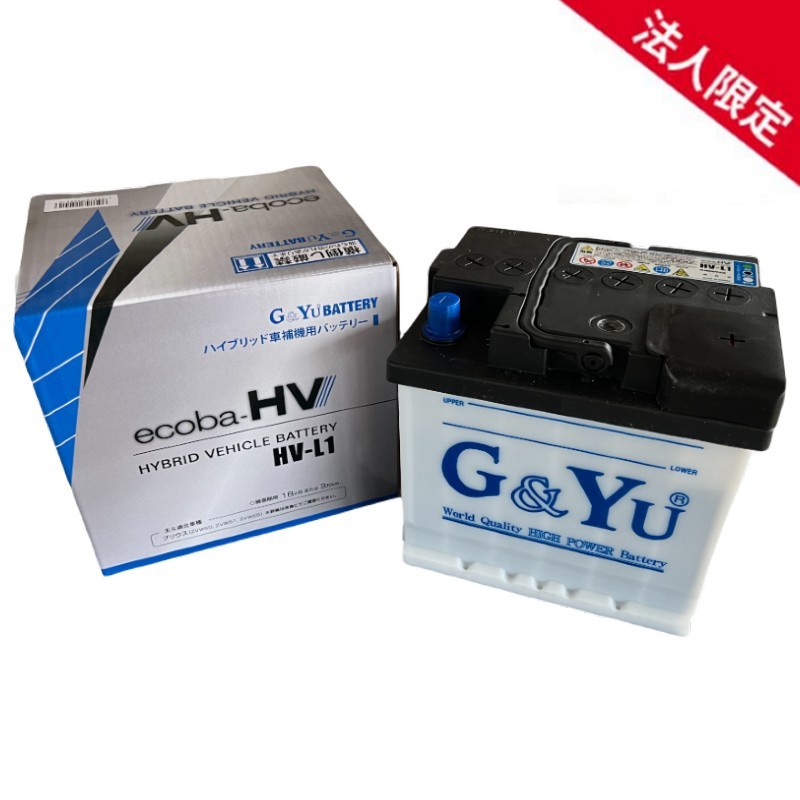 【法人限定】HV-L1 G&Yu LN1 ハイブリッド車補機用バッテリー グローバルユアサ ecob ...