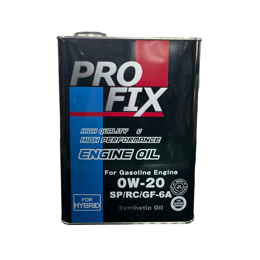 SP0W20C PROFIX ガソリン車用エンジンオイル 全合成油 SP/GF-6A 0W-20 化学合成油 国内製造 プロフィックス 4L