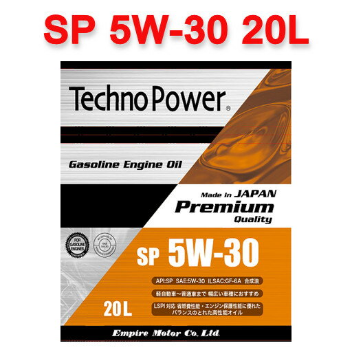 y{zTP-SP5W30-20 Techno Power eNmp[  SP GF-6A 5W30 20L K\GWIC