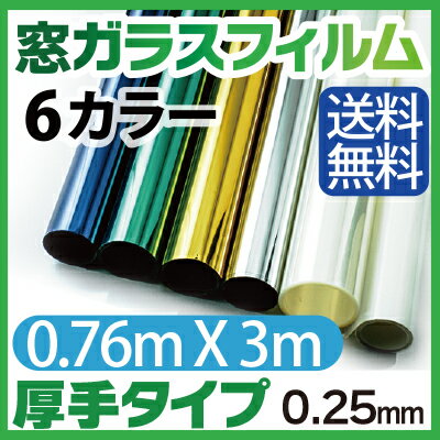 【厚手タイプ】訳あり 2本セット 窓ガラス フィルム 断熱 UV 99％カット ＜0.76m×3m＞フィルム 透明 クリア シート 窓 UVカット ガラスフィルム 遮熱 窓 フィルム 飛散防止 紫外線 カット 日焼け 防犯 地震対策 サンルーム 【※箱に傷・汚れありのため特価】