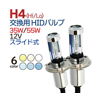 HID H4 バーナー スペア・補修に 12V 専用 35W 55W HID バルブ 純正ゴムカバーが使える 2206バルブ HIDバルブ 12V バイク 車 トラック ハイエース アルファード N-BOX フィット タント ミラ クラウン ワゴンR ハイラックスサーフ…ete 1年保証 送料無料