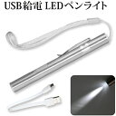 USB給電 LEDペンライト 懐中電灯 LED ペンライト USB 充電タイプ 災害時 アウトドア メール便