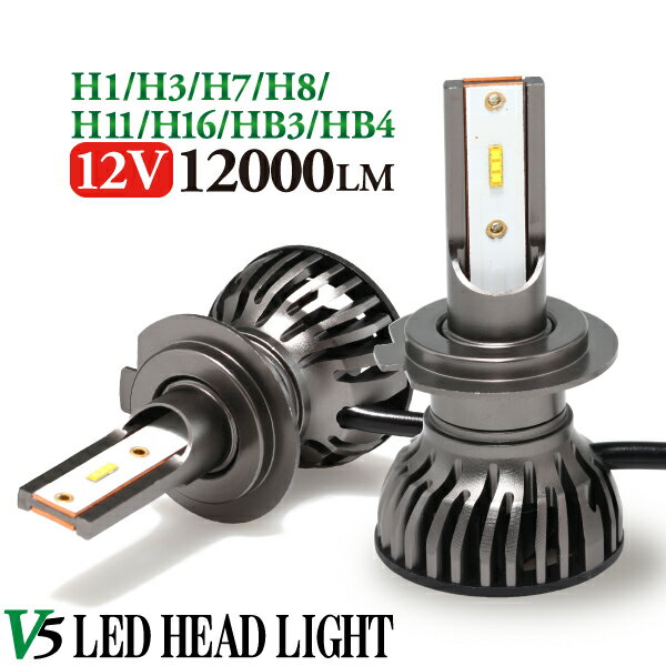 LED 12000LM H1 H3 H7 H11 H8 HB3 HB4 LEDヘッドライト フォグ 12V ホワイト led h11 LED ヘッドライト バイク led フォグ フォグランプ　 ヴォクシー プリウス エスティマ ヴェルファイア アクア シエンタ ムーヴ オデッセイ N-BOX 1年保証 送料無料【V5】