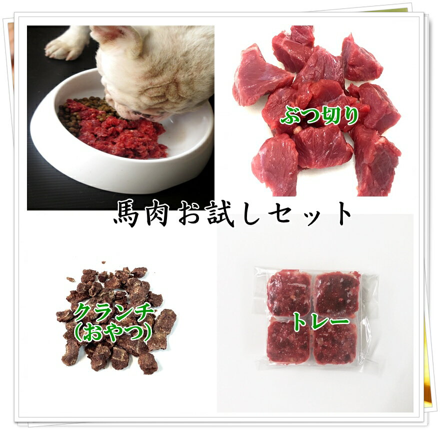 【送料無料】ペット用馬肉　生食お