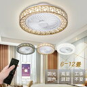シーリングファンライト LED シーリングファン 子供部屋 8畳 10畳 12畳 調光調色 シーリングライト おしゃれ 北欧 薄型 6段階風量調節 風量調節 静...