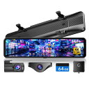 Changer ドライブレコーダー ミラー型 分離【2025進級版&4K+2.5K&ズーム機能&11インチ】 フロントカメラ分離式 GPS搭載 Type-C 上...