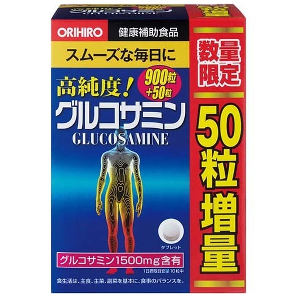 グルコサミン粒 950粒 機能性表示食品 orihiro / サプリ サプリメント ひざの動き グルコサミン