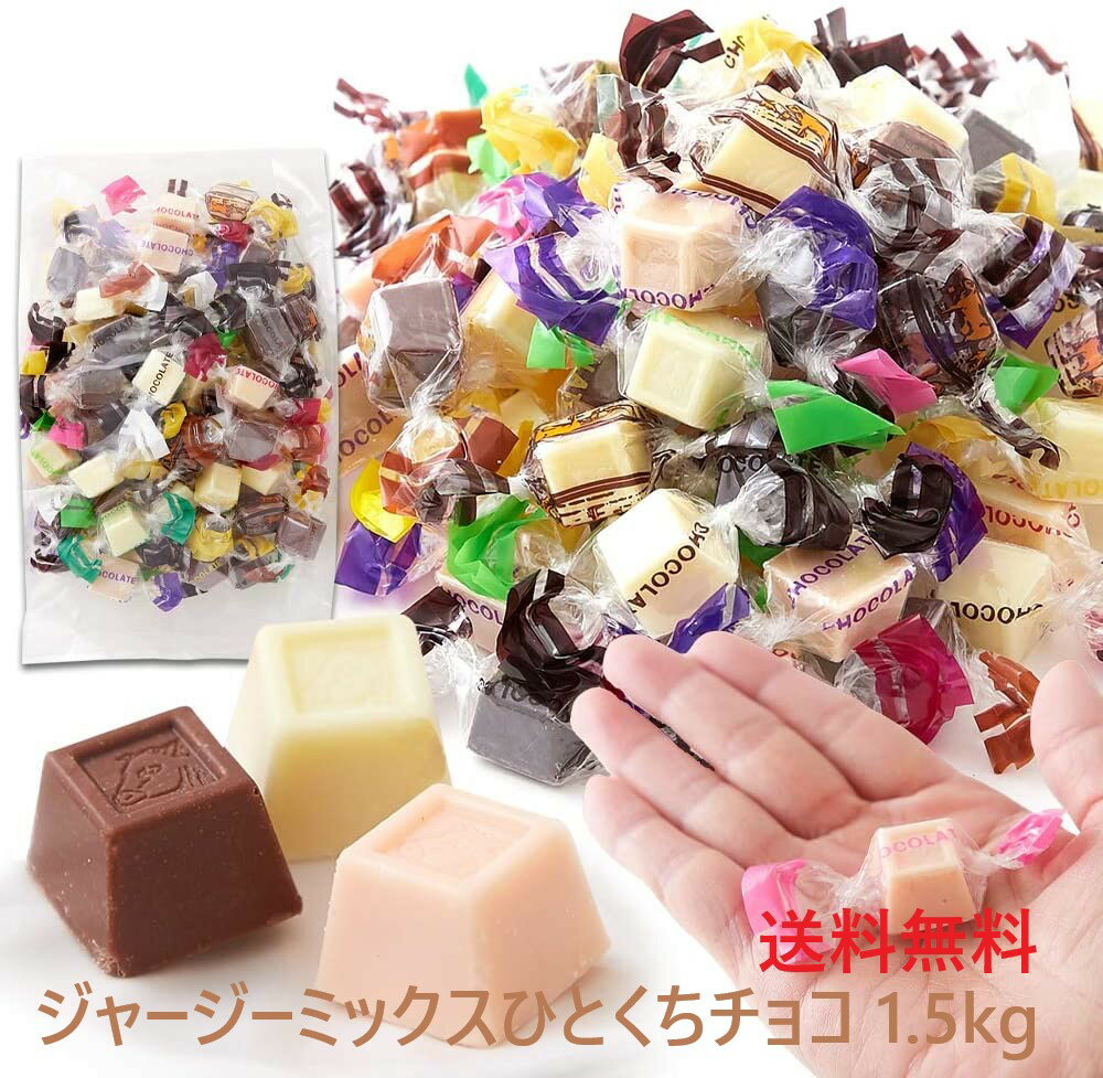 【ポイント10倍27日1:59迄】 ジャージーミックス ひとくちチョコレート 300g×5 個包装 | プチ ジャージー牛乳 一口 ミックス チョコ チョコレー...
