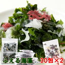 【送料無料】ふえる海藻 5g 30包×2 小分け | 海藻 乾燥 わかめ ワカメ 赤つのまた 青つのまた 白きくらげ 糸寒天 寒天 小袋 小分け お徳用 得用 ...