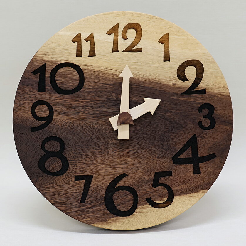 木の時計 デッカ DECCA モンキーポッド クォーツ clock-d-20-monki(3)