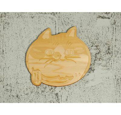 さんじゅーろー ひのきコースター｜高梁みやげ・備中松山城 猫城主｜観光土産・キャラクターグッズ