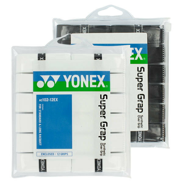 ヨネックス ウェットスーパーグリップテープ 12本入り Yonex Super Grap 12 Pack Overgrip AC102-12EX 2017年11月】