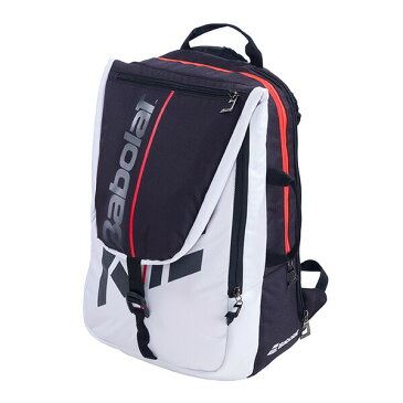 テニス 【ラケット収納可】2019 バボラ ピュアストライク バックパック 753081-149 (2019 Babolat Pure Strike Backpack) （ホワイト/レッド）