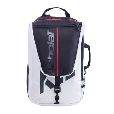 テニス 【ラケット収納可】2019 バボラ ピュアストライク バックパック 753081-149 (2019 Babolat Pure Strike Backpack) （ホワイト/レッド）