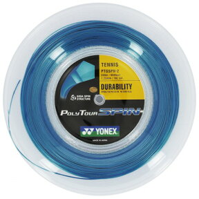 【グリップ1個プレゼント】Yonex Poly Tour Spin（ヨネックス ポリツアースピン)ブルー・ピンク　200mロールガット／1.20mm、1.25mm、1.30mm