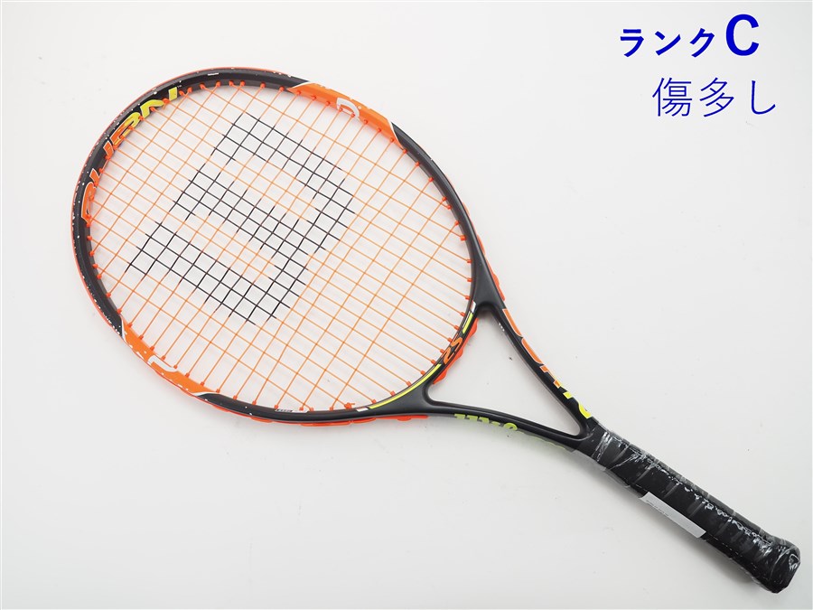 【中古】ウィルソン バーン 25 2015年モデル【ジュニア用ラケット】【子供 子供用】WILSON BURN 25 2015(G0)【中古 テニスラケット】【こども】