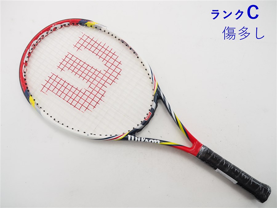 【中古】ウィルソン スティーム 25 2012年モデル【ジュニア用ラケット】【子供 子供用】WILSON STEAM 25 2012(G0)【中古 テニスラケット】【こども】硬式用 テニス ラケット 初心者 中古ラケット 硬式テニスラケット