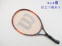 【中古】ウィルソン バーン チーム 21 2017年モデル【キッズ用ラケット】【子供 子供用】WILSON BURN TEAM 21 2017(G0)【中古 テ...