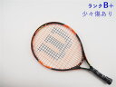 【中古】ウィルソン バーン 19 2015年モデル【キッズ用ラケット】【子供 子供用】WILSON BURN 19 2015(G0)【中古 テニスラケット】【こ...