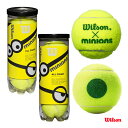 ウイルソン Wilson テニスボール MINIONS STAGE 1 TBALL（ミニオンズ ステージ 1 Tボール） 3球入 1缶 WR8202501001