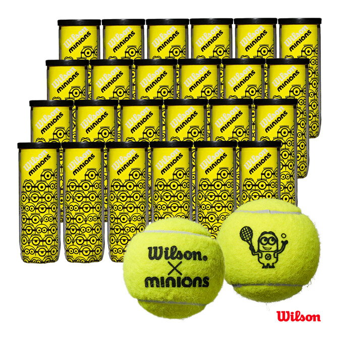 ウイルソンWilsonテニスボールMINIONSTENNISBALLS（ミニオンズテニスボール）3球