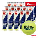 ウイルソン Wilson テニスボール TOUR STANDARD（ツアー・スタンダード） 4球入 2箱（30缶/120球） WRT103800