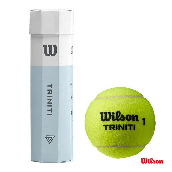 ボール ウイルソン（WILSON） テニスボール TRINITI 4 BALL 1缶（4球） WRT115200