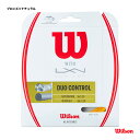 ウイルソン Wilson テニスガット 単張り デュオ コントロール16L×16(DUO CONTROL 16L×16) 125×132 ゴールド×ナチュラル WRZ949720