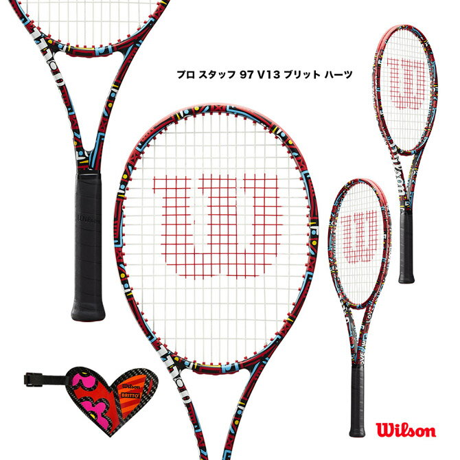 륽 Wilson ƥ˥饱å ץ å 97 V13 ֥å ϡ PRO STAFF 97 V13 BRITTO HEARTS WR128310