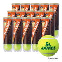 ダンロップ DUNLOP テニスボール St.JAMES（セントジェームス）4球入 1箱（15缶/60球）