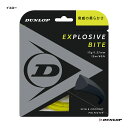 ダンロップ DUNLOP テニスガット 単張り エクスプロッシブ・バイト（Explosive Bite） 127 イエロー DST11011（127y）