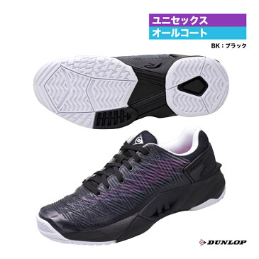 ダンロップ DUNLOP テニスシューズ ユニセックス ランチャージ オールコート LAUNCHARGE ALL COURT DTS-1061BK