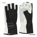 ダンロップ DUNLOP レディス シリコンプリントグローブ（ハーフタイプ）（両手セット） TGG-0137W