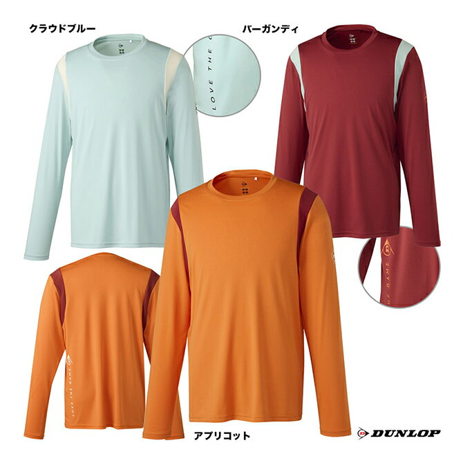ダンロップ DUNLOP テニスウェア ユニセックス ロングスリーブTシャツ DAL-8544