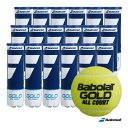 バボラ BabolaT テニスボール GOLD ALL COURT(ゴールド オールコート) 4球入 1箱(18缶/72球) 502085(4)