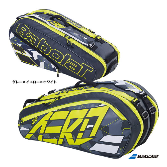 バボラ BabolaT テニスバッグ ラケットバッグ（ラケット6本収納可） PURE AERO RACKET HOLDER ×6 751222