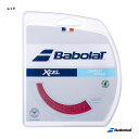 バボラ BabolaT テニスガット 単張り エクセル(Xcel) 125 レッド 241110(125r)