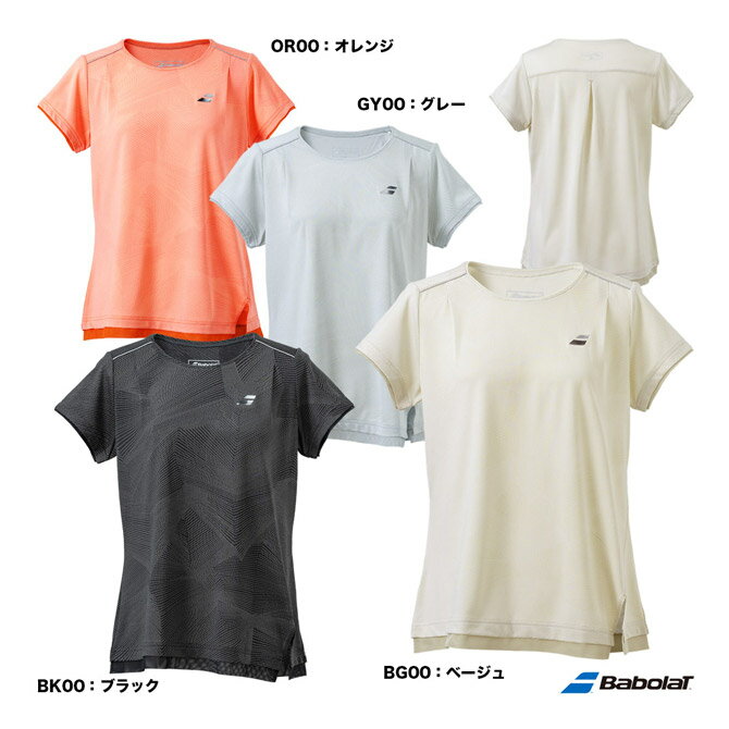 バボラ BabolaT テニスウェア レディス VS ショートスリーブシャツ BWG4321