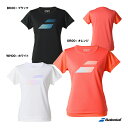 【予約】バボラ BabolaT テニスウェア レディス PURE ショートスリーブシャツ BWP5578