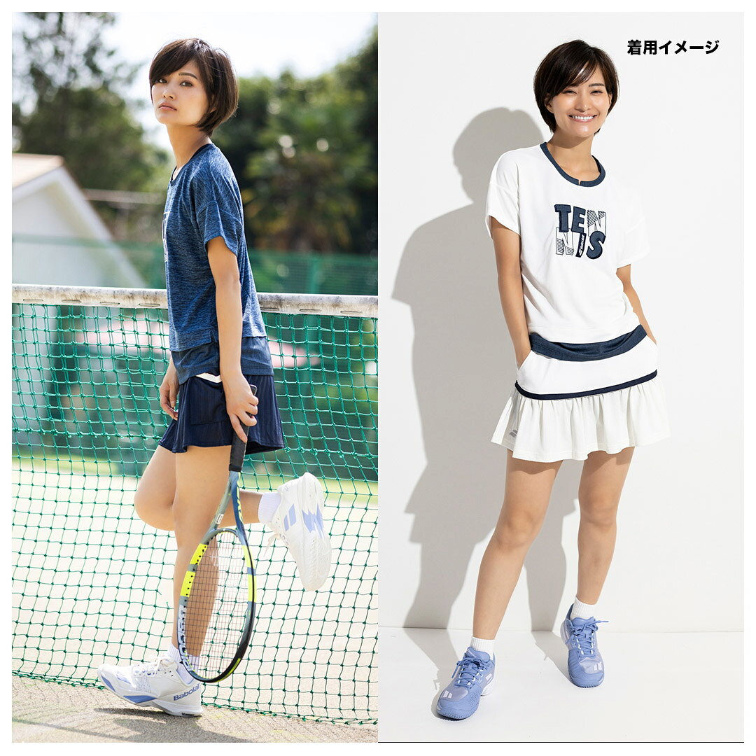 バボラ BabolaT テニスウェア レディス PLAY ショートスリーブシャツ BWP6527