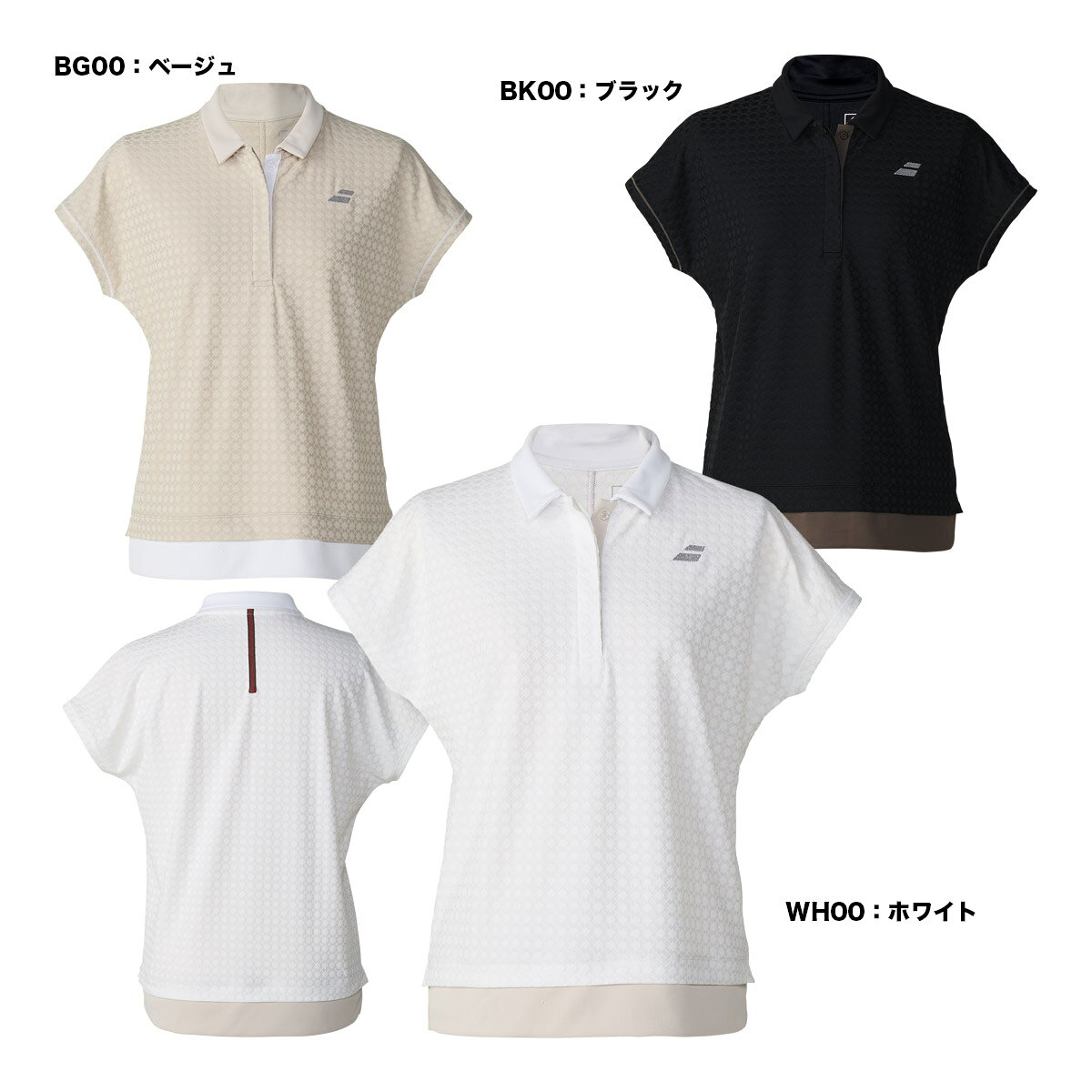 バボラ BabolaT テニスウェア レディス PLAY ショートスリーブシャツ BWG6377