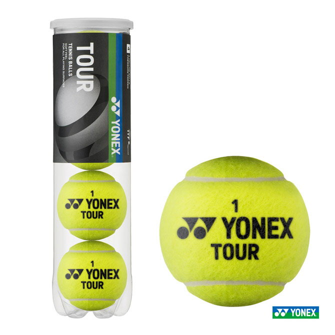 ボール ヨネックス YONEX テニスボール TOUR（ツアー） 4球入 1缶 TB-TUR4