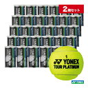 ヨネックス YONEX テニスボール TOUR PLATINUM（ツアープラチナム） 2球入 2箱（60缶/120球） TB-TPL2