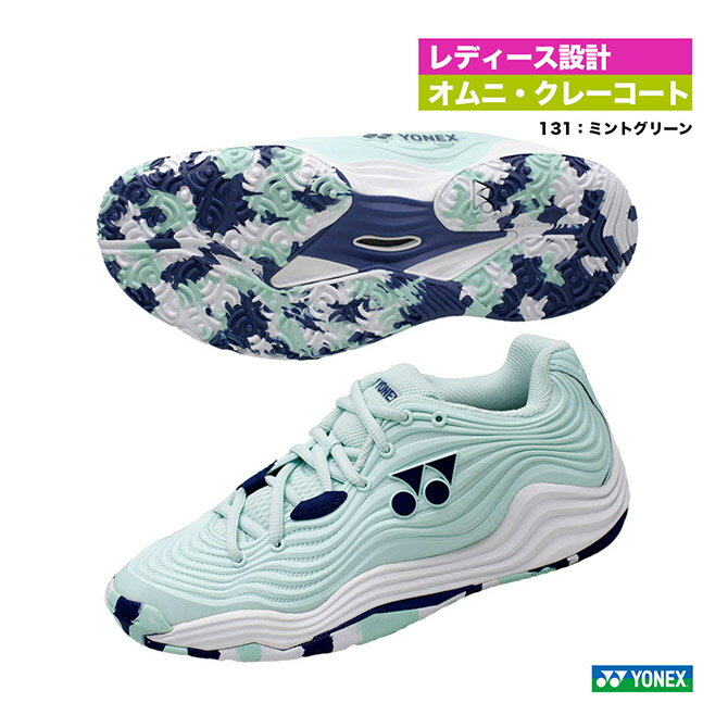 ヨネックス YONEX テニスシューズ レディス パワークッション フュージョンレブ 5 ウィメン GC SHTF5LGC（131）