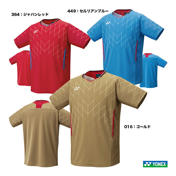 ヨネックス YONEX バドミントンウェア ジュニア ゲームシャツ 10698J