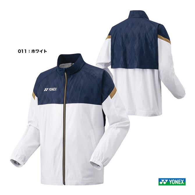 ヨネックス YONEX バドミントンウェア ユニセックス 裏地付ウィンドウォーマーシャツ（フィットスタイル） 70106Y