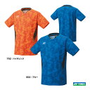 ヨネックス YONEX バドミントンウェア メンズ ゲームシャツ(フィットスタイル) 10656