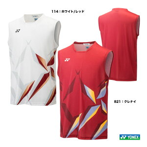 ヨネックス YONEX テニスウェア メンズ ゲームシャツ（ノースリーブ）（フィットスタイル） 10408