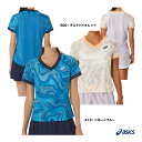 アシックス asics テニスウェア レディス クールMATCHグラフィック半袖シャツ 2042A251