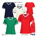 フィラ FILA テニスウェア レディス ゲームシャツ EL0028